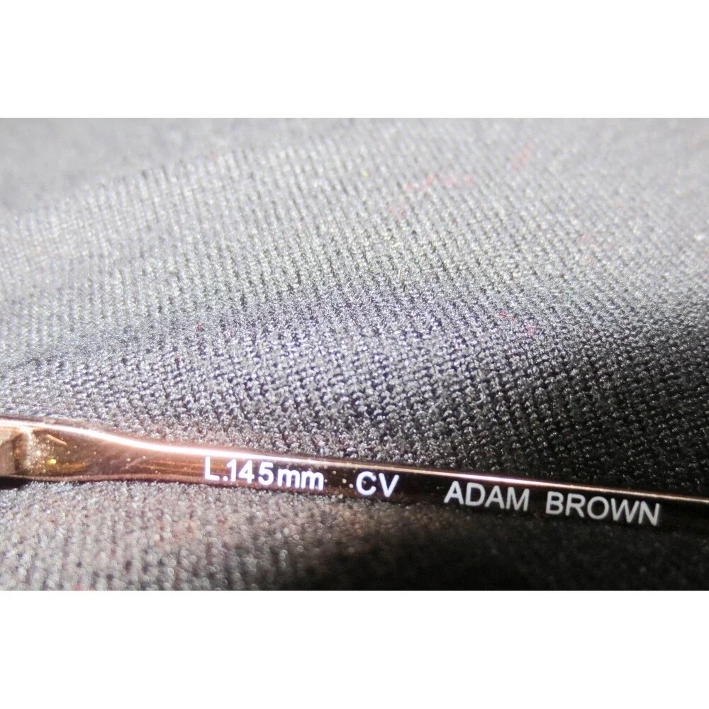 Clearvision Adam Brown Eyeglasses Brown Oval Metal Frames 54-18-145 CV